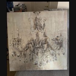 Chandelier Canvas Painting 