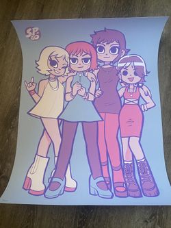 BRYAN LEE O'MALLEY SDCC 2024 ISH EXCLUSIVE SCOTT PILGRIM PRINT Poster 1