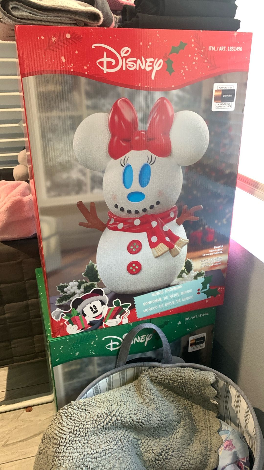 Disney Minnie &Mickey Snowman