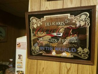 Coca cola vintage mirror