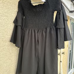 SHEIN Curve 1XL Black Dress