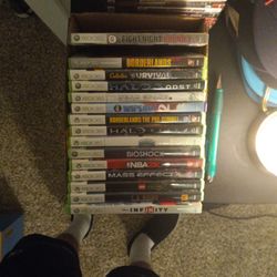 15 XbOX 360 GAMES
