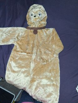 Doggie warm furry costume size 7-8 xl