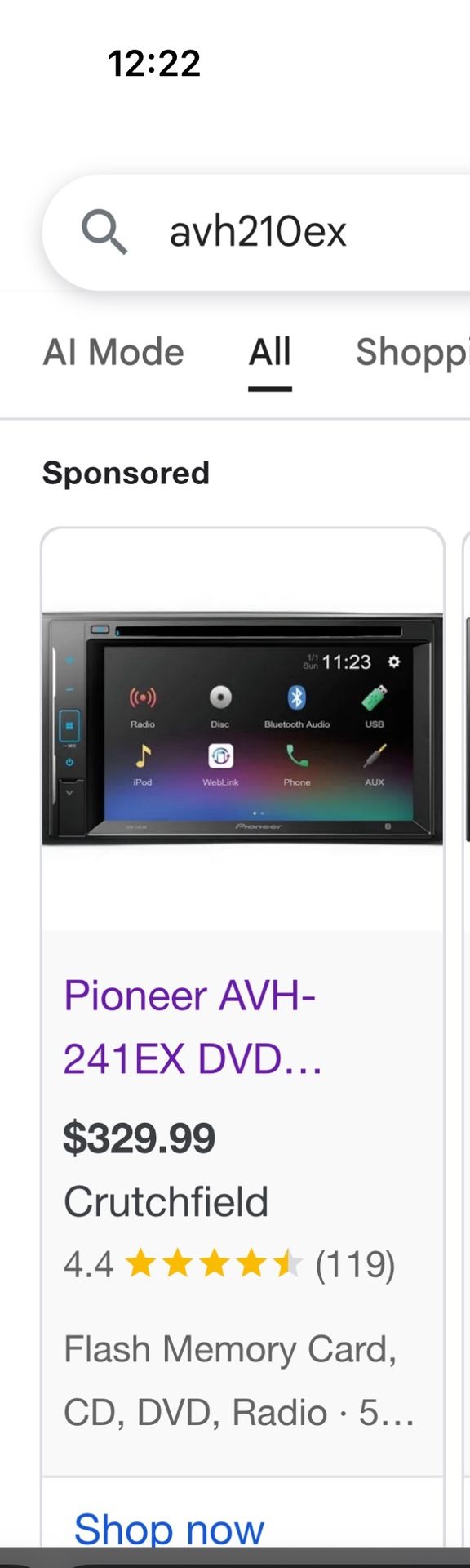 Double Din Pioneer