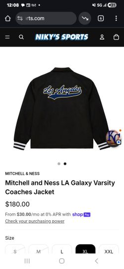 New MLS Los Angels Galaxy Varsity Jacket