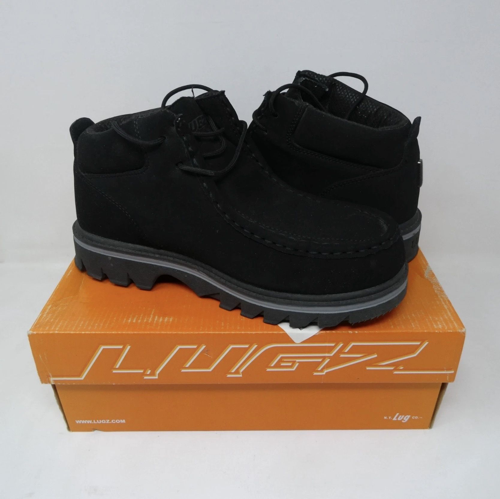 Lugz Fringe Chukka Black MFRGD-7651 Men’s Size 8.5 Casual Boots