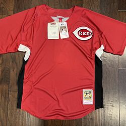 Mitchell & Ness Cincinnati Reds Ken Griffey Jr. BP Jersey