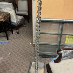 Free Standing  Antique Glass Style  Lamp