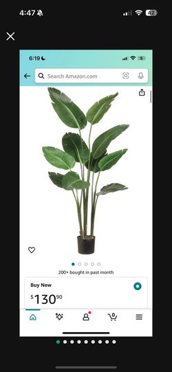 5 Feet Tall Birds Of Paradise Faux Plant