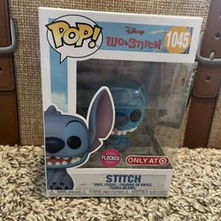 Flocked Stitch Funko Pop