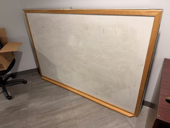 Large Framed Dry-Erase Whiteboard – 3 Available