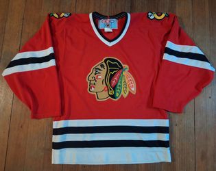 Vintage CCM Mens size small Stitched Jersey Chiacago Blackhawks