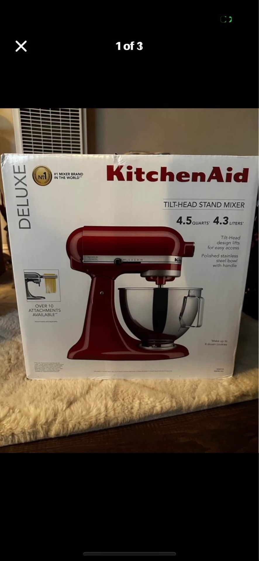 Kitchenaid Tilt Head Stand Mixer (Empire Red)