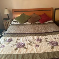 Queen Size Bed With mattress 