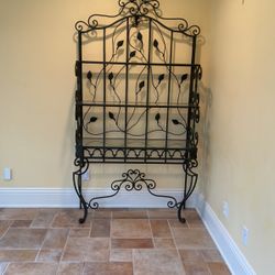 Vintage Iron Shelf Unit