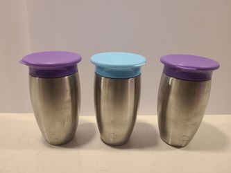Munchkin Miracle 3 Stainless Steel Sippy Cups –Munchkin