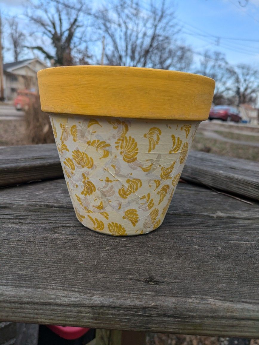 Banana Flower Pot