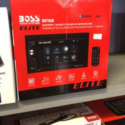 Boss Elite Double Din Bluetooth Stereo With DVD Cd
