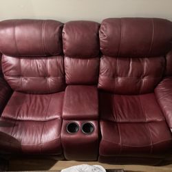 Dual Power Reclining Loveseat with USB Charge Outlets