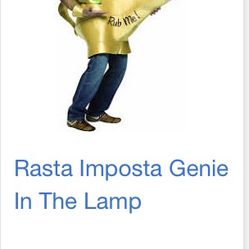 Genie in a Lamp Halloween Costume 
