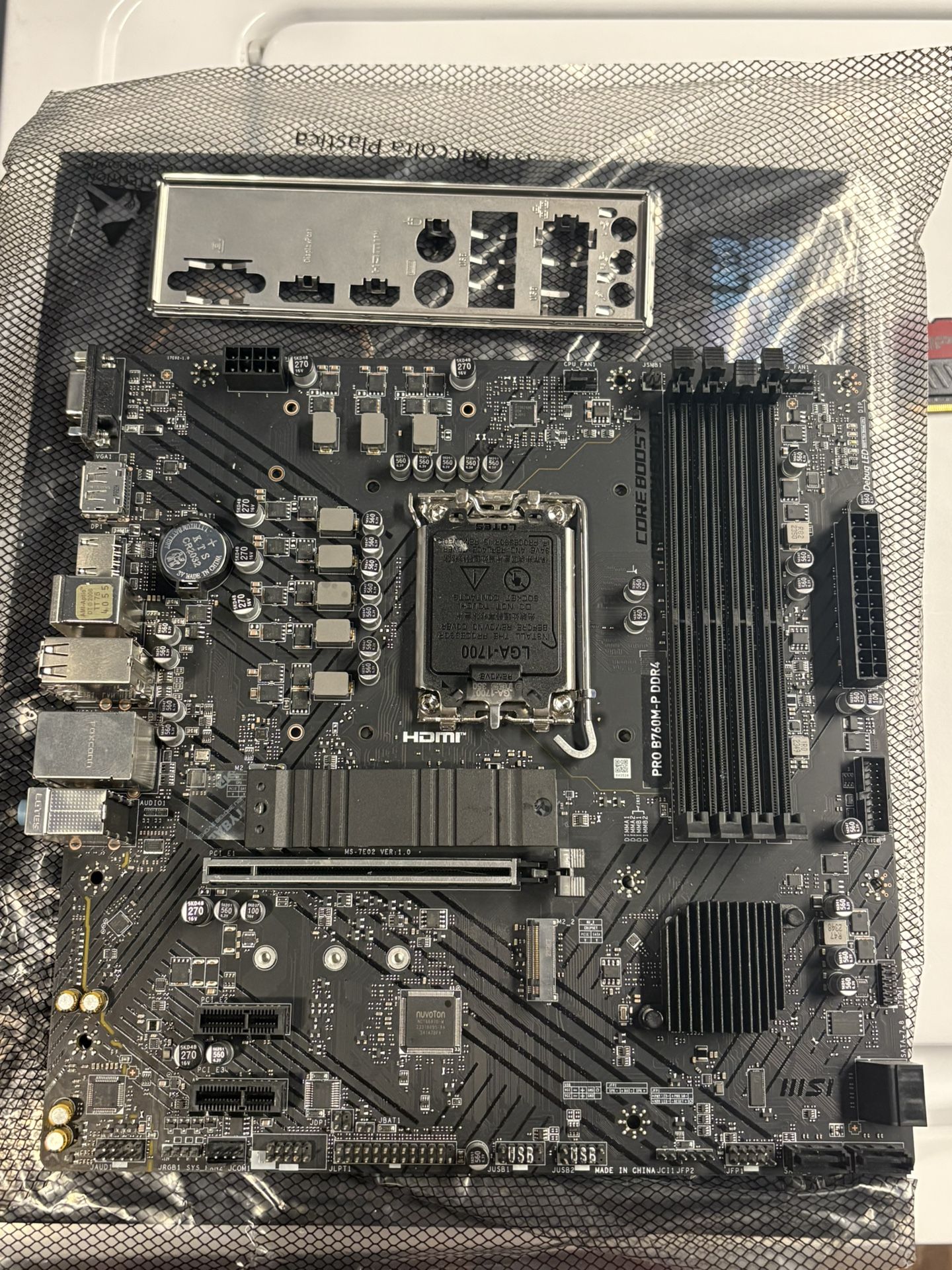 Motherboard + Wifi card + 16GB DDR4 3200mhz ram (READ DESCRIPTION)