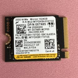 1TB Micron 2550 NVMe M.2 2230 SSD (Steam Deck / ROG Ally / Surface)
