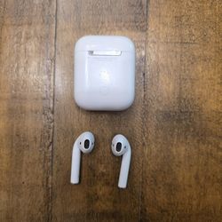 Apple AirPods 2nd Gen | With Charging Case + Bonus Silicone Cover