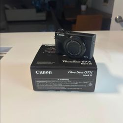 Canon Powershot G7X Mark lll