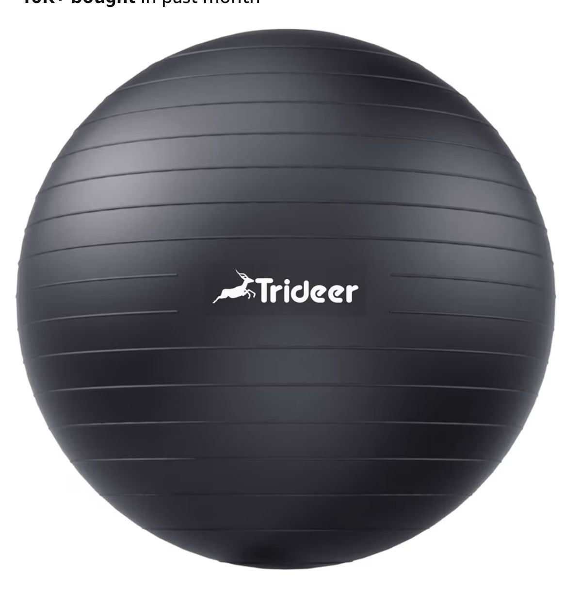 Large Extra Thick Yoga Ball Exercise Ball - Quick Pump Included