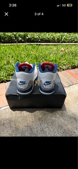 Jordan True Blue 3’s Sz 6.5