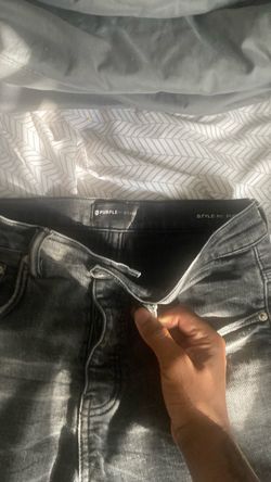 Purple jeans