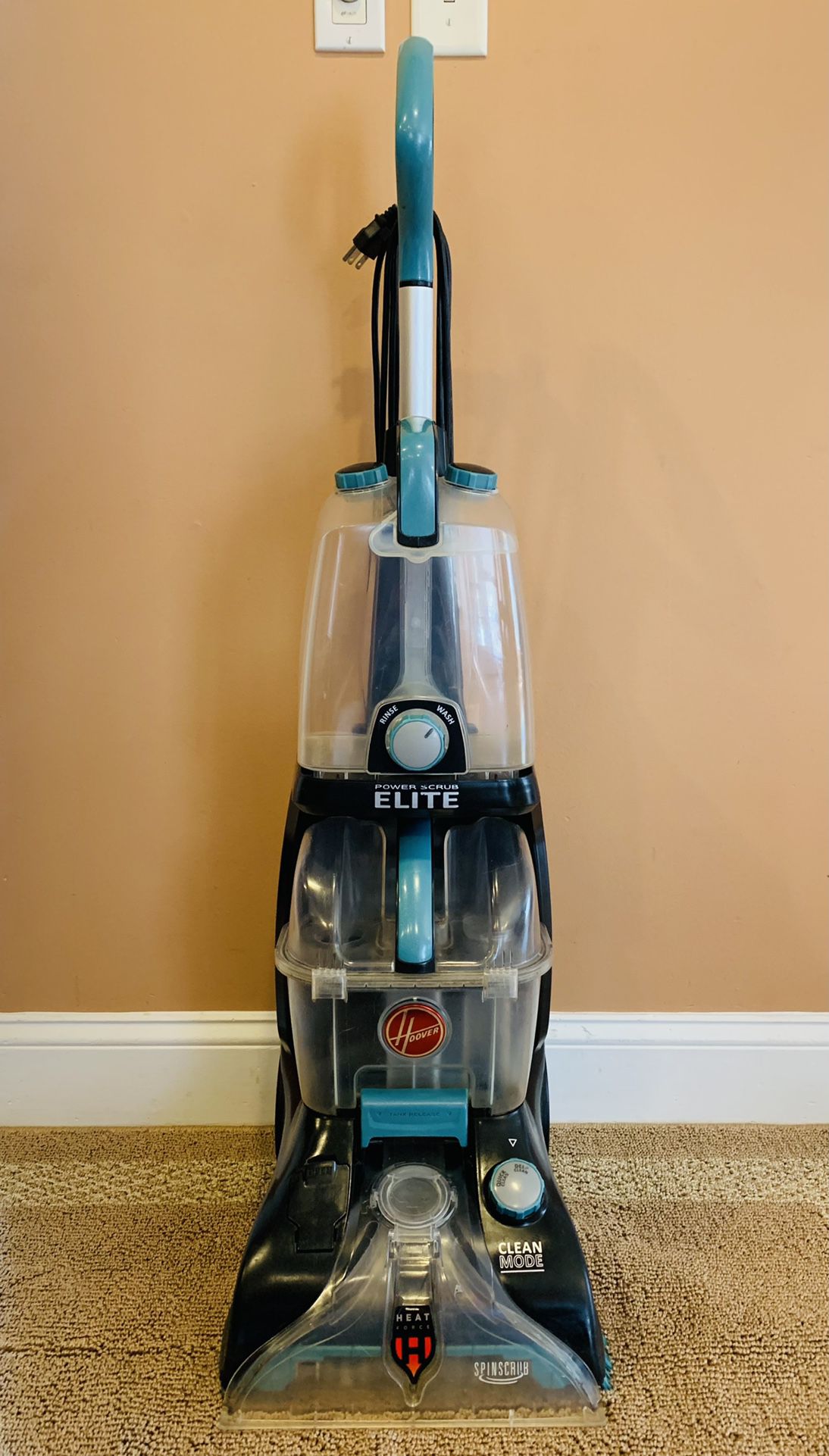 Hoover spin scrub elite carpet shampooer
