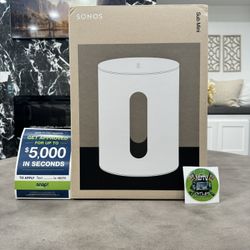 Sonos Sub Mini Dual 6” Wifi Subwoofer