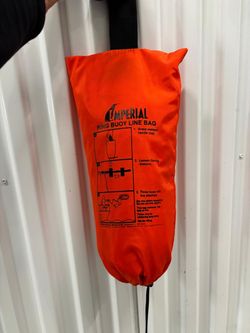 Imperial Ring Buoy Line  Bag used for water rescue.  Contains 100 feet of rope  $50.