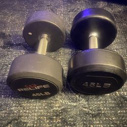 45 lb dumbbell set ( mismatch)