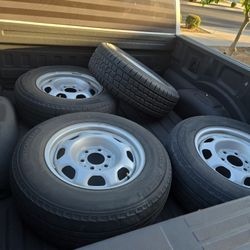 2021 F150 stock  rims and tires