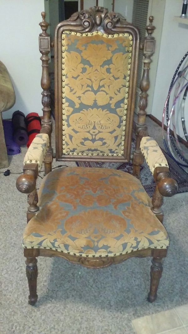Antique Victorian Throne Chair For In Orange Ca Offerup Antique Victorian Throne Chair