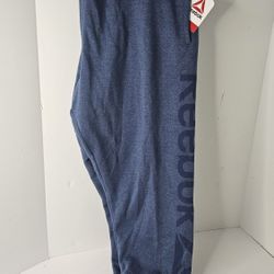 Womens 3XL Reebok Ensign Blue Heather Jogger Pants 