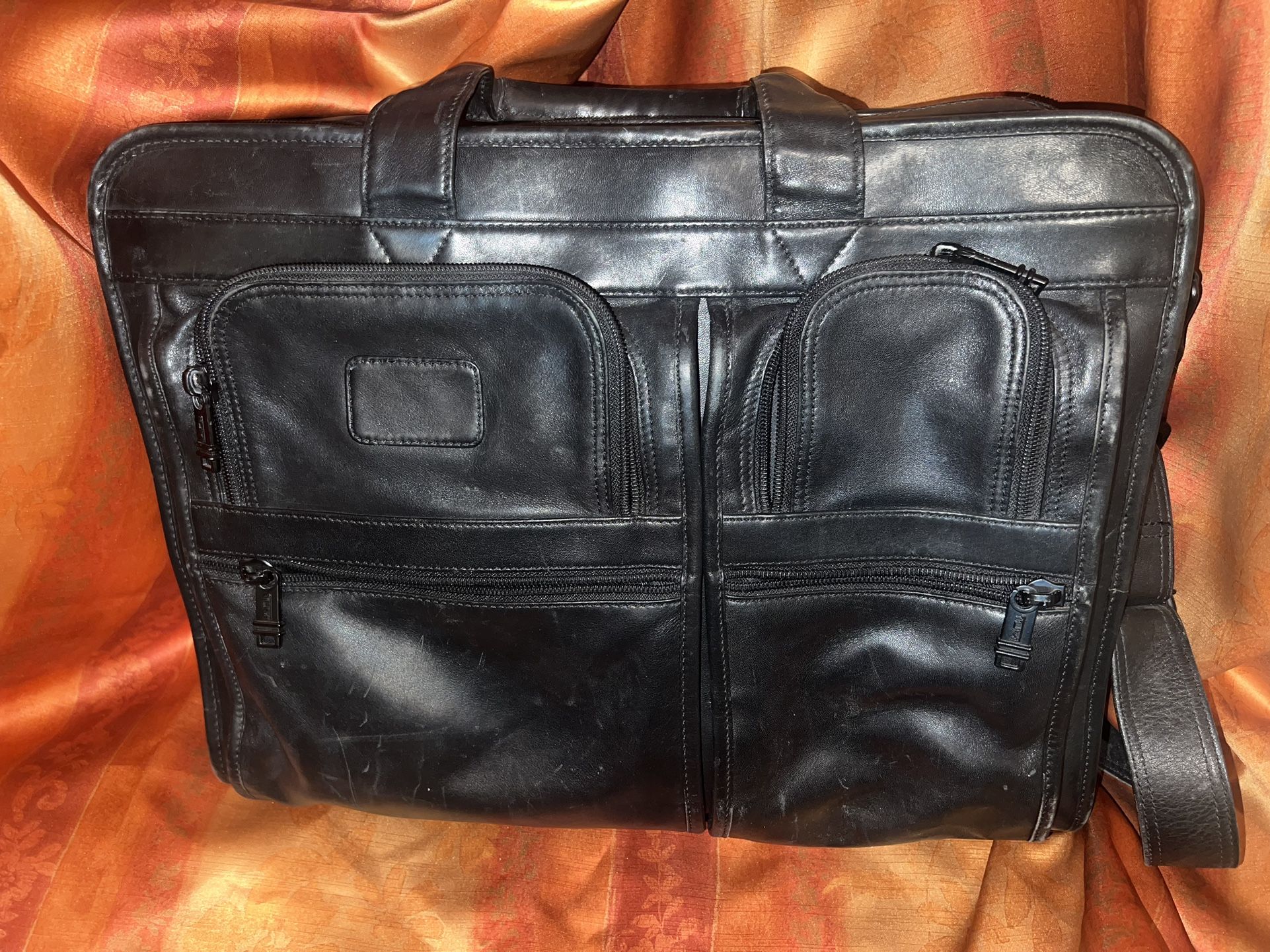 TUMI - Men’s Briefcase, Laptop Computer Bag, Leather Work