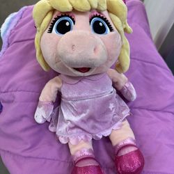 Piggy And Mermaid Plushies And Baby Book 