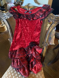 SPANISH FLAMENCO DANCER COSTUME (CHILD)