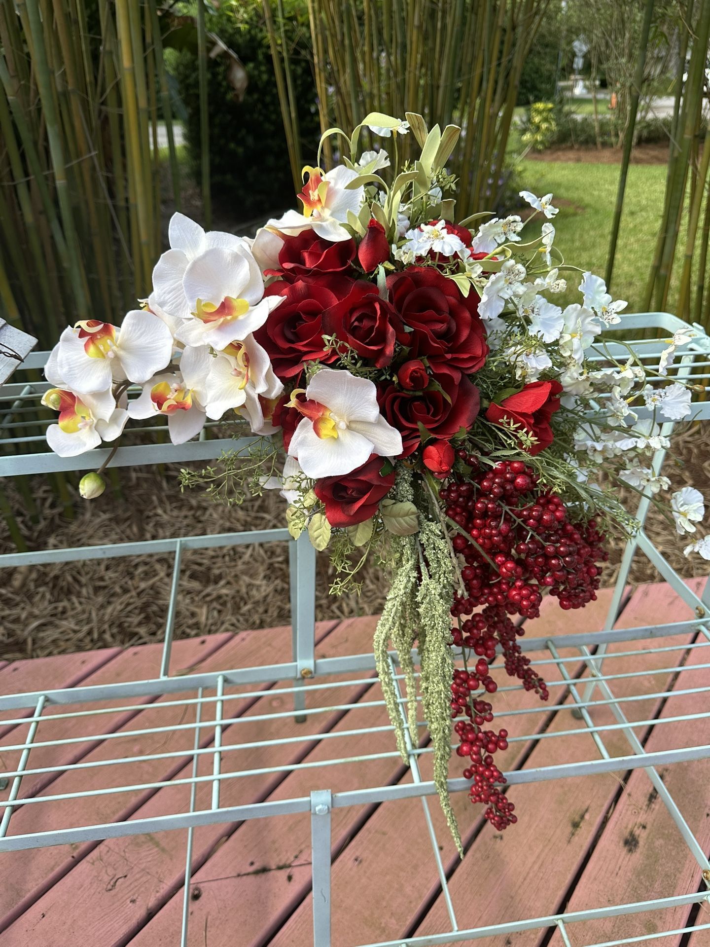 Cascading Bridal Bouquet