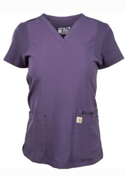 Women's Carhartt Force Cross-Flex V Neck