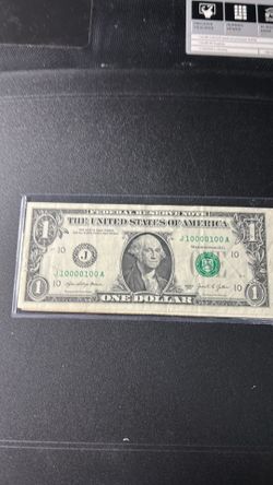 True binary dollar bill