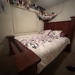 Queen Solid Wood Bed Frame