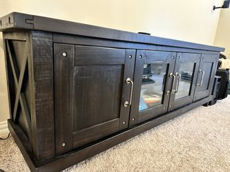 Solid Wood Entertainment Center