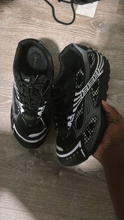 Black and grey Bottega Veneta sneakers