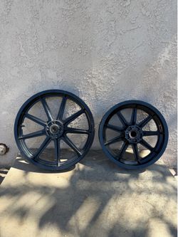 Harley Davidson 9 spoke mags