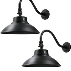 Outdoor Gooseneck  Light 2 Pk - Brand New 