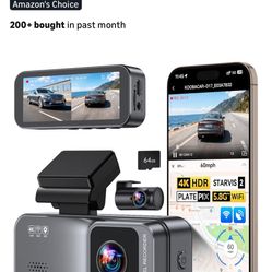 Brand New : 4K/2.5K Dash Cam Front and Rear